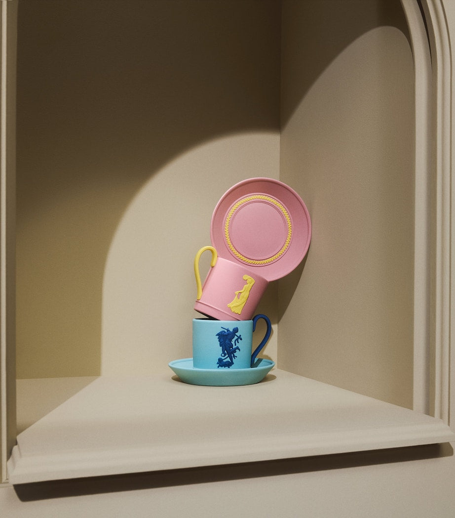 Jasper Bacchus Teacup and Saucer