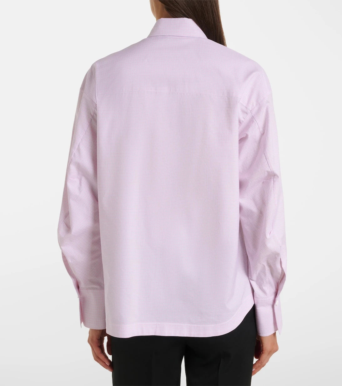 The Attico - Diana oversized checked cotton shirt