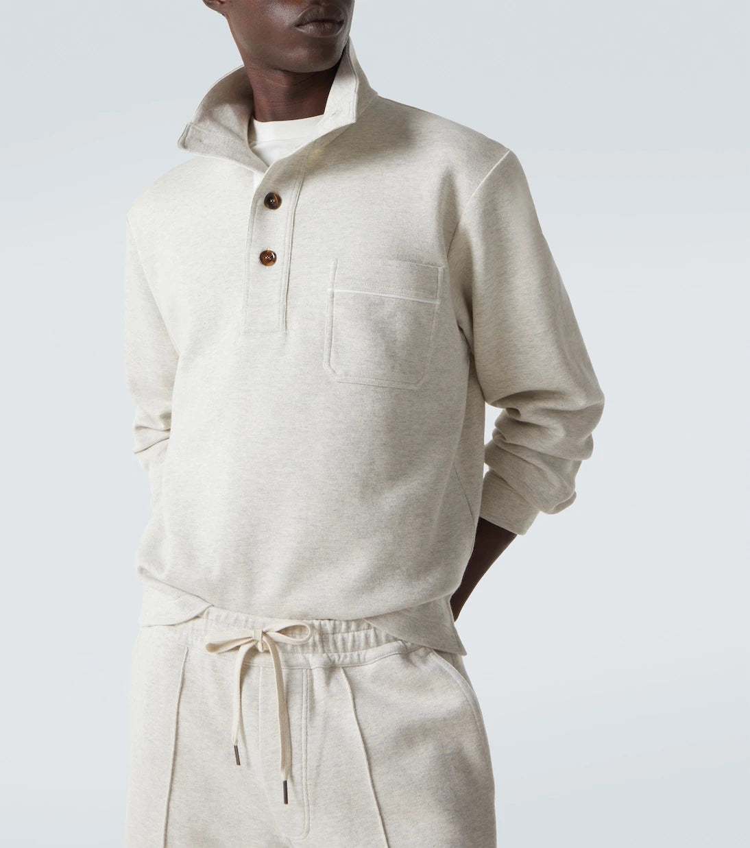 Tom Ford - Cotton, silk, and cashmere sweatshirt