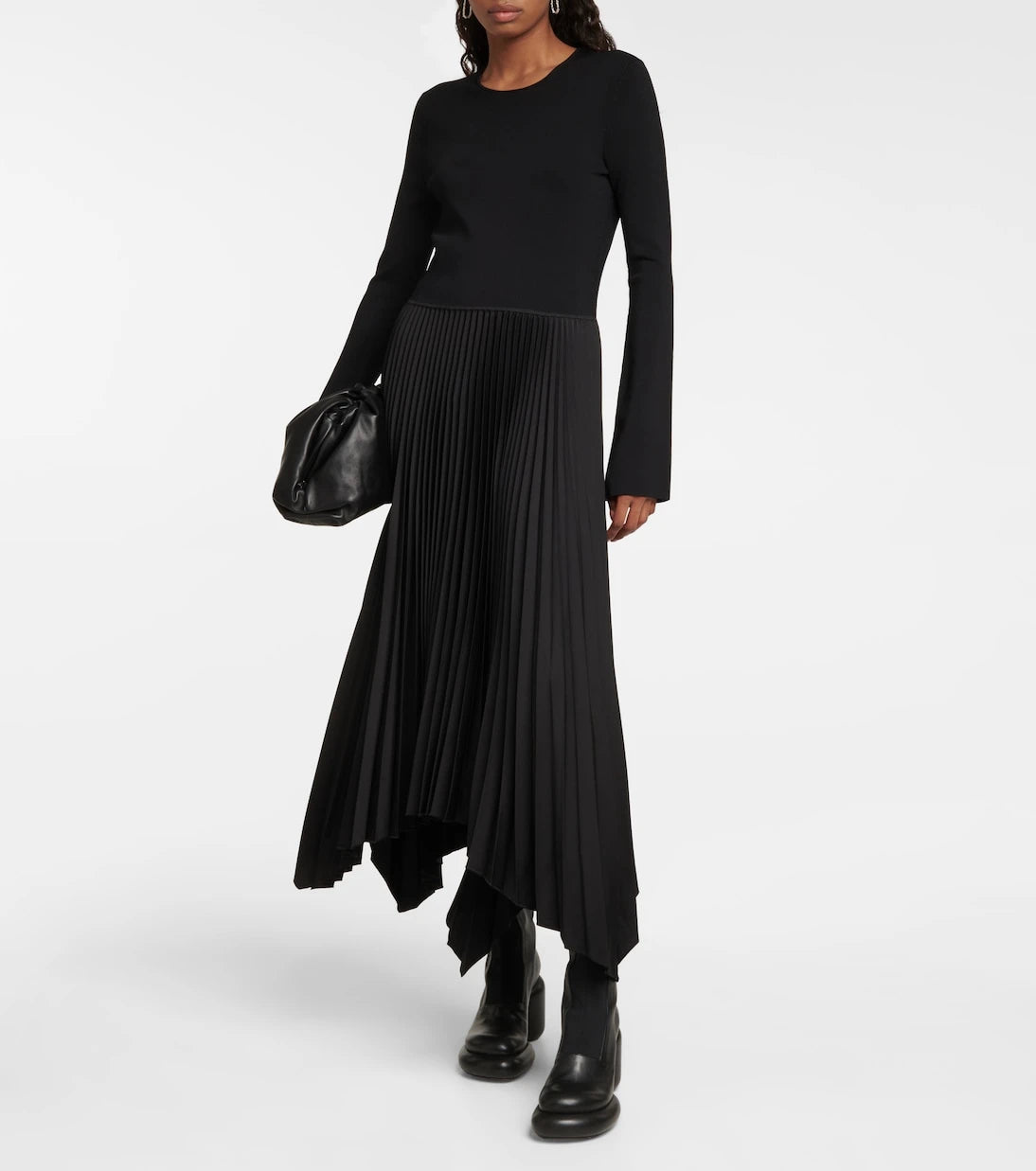 Joseph - Deron asymmetric midi dress