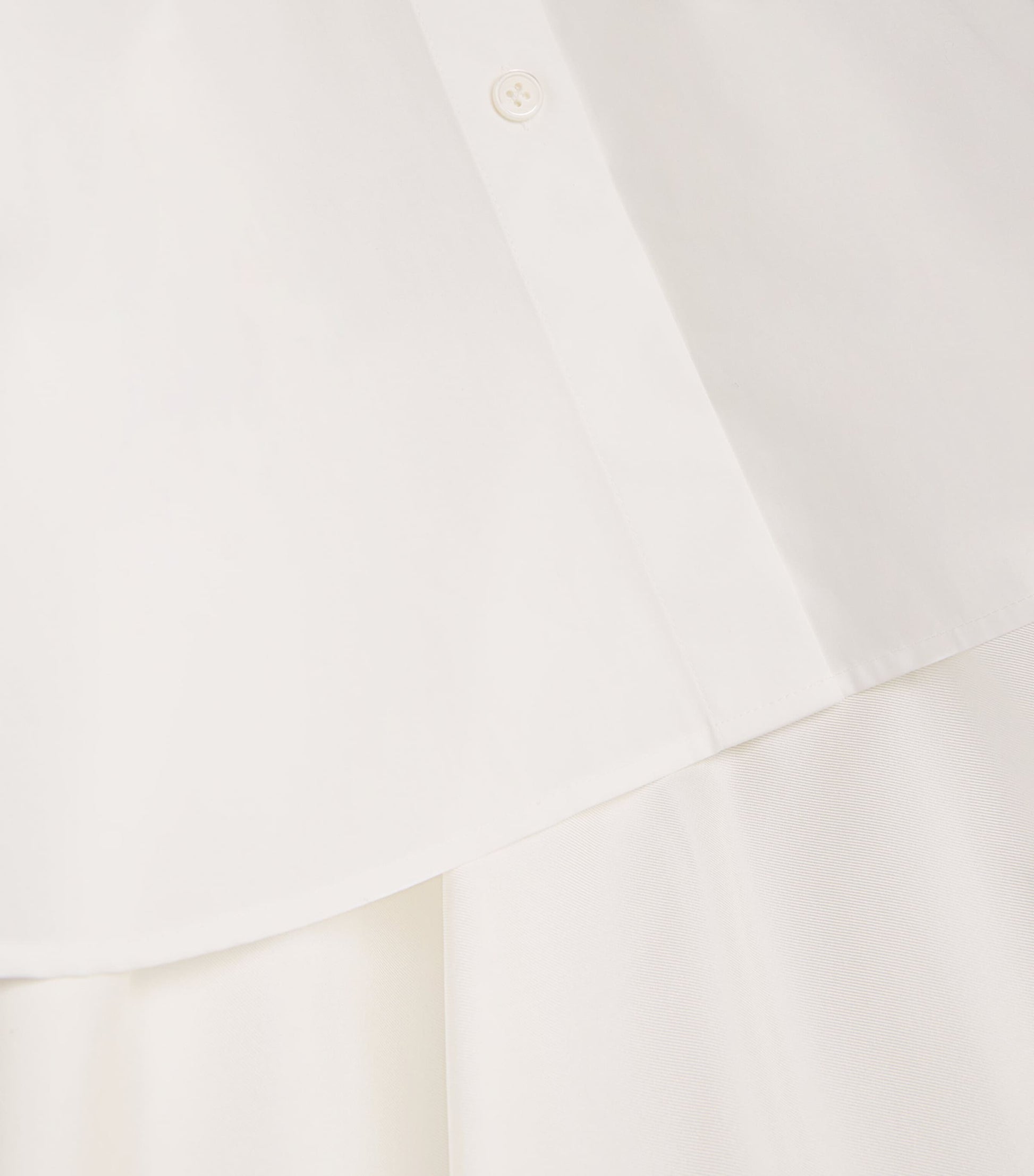 Róhe White Cotton-Silk Midi Dress
