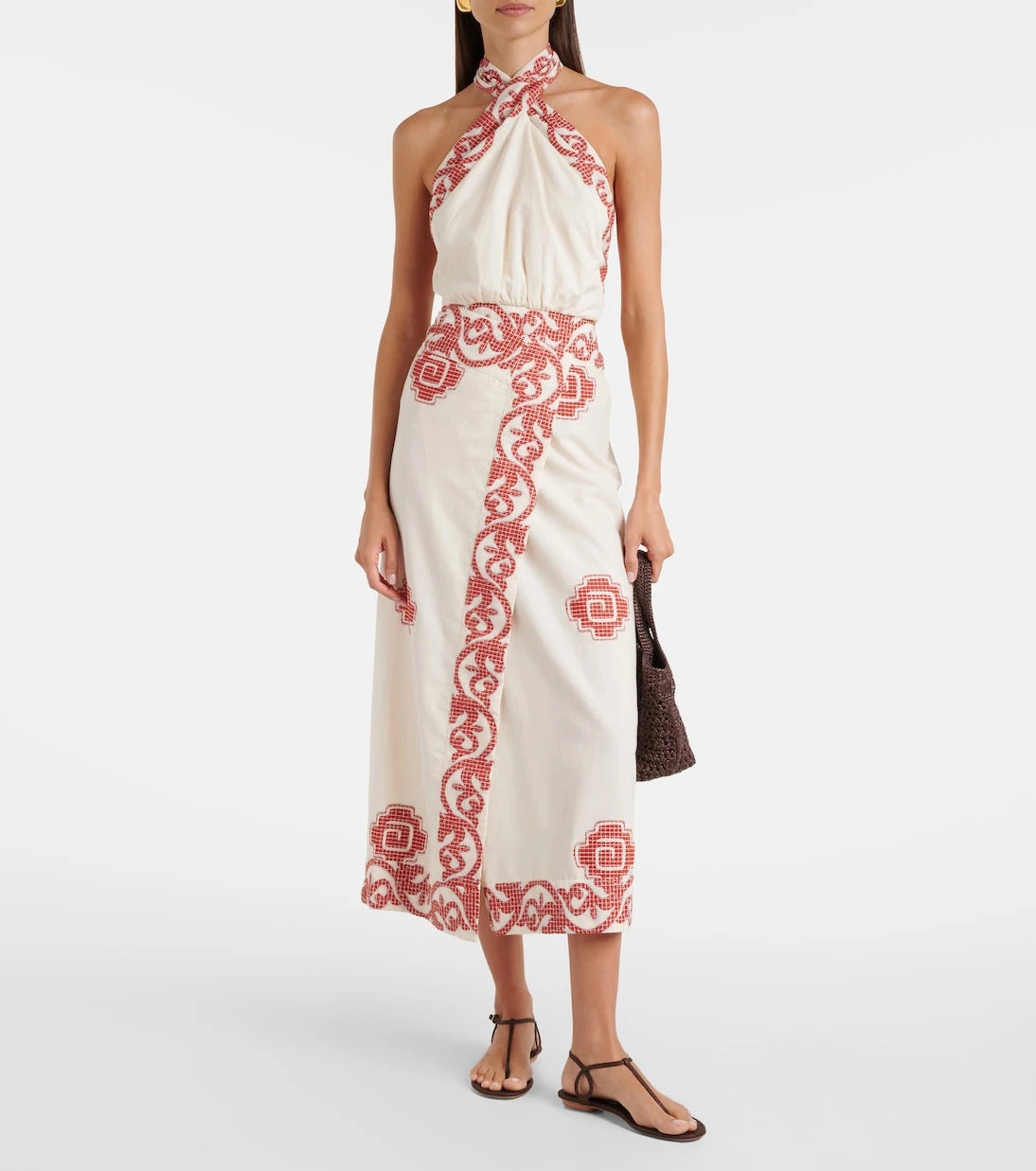 Johanna Ortiz - Printed cotton midi dress