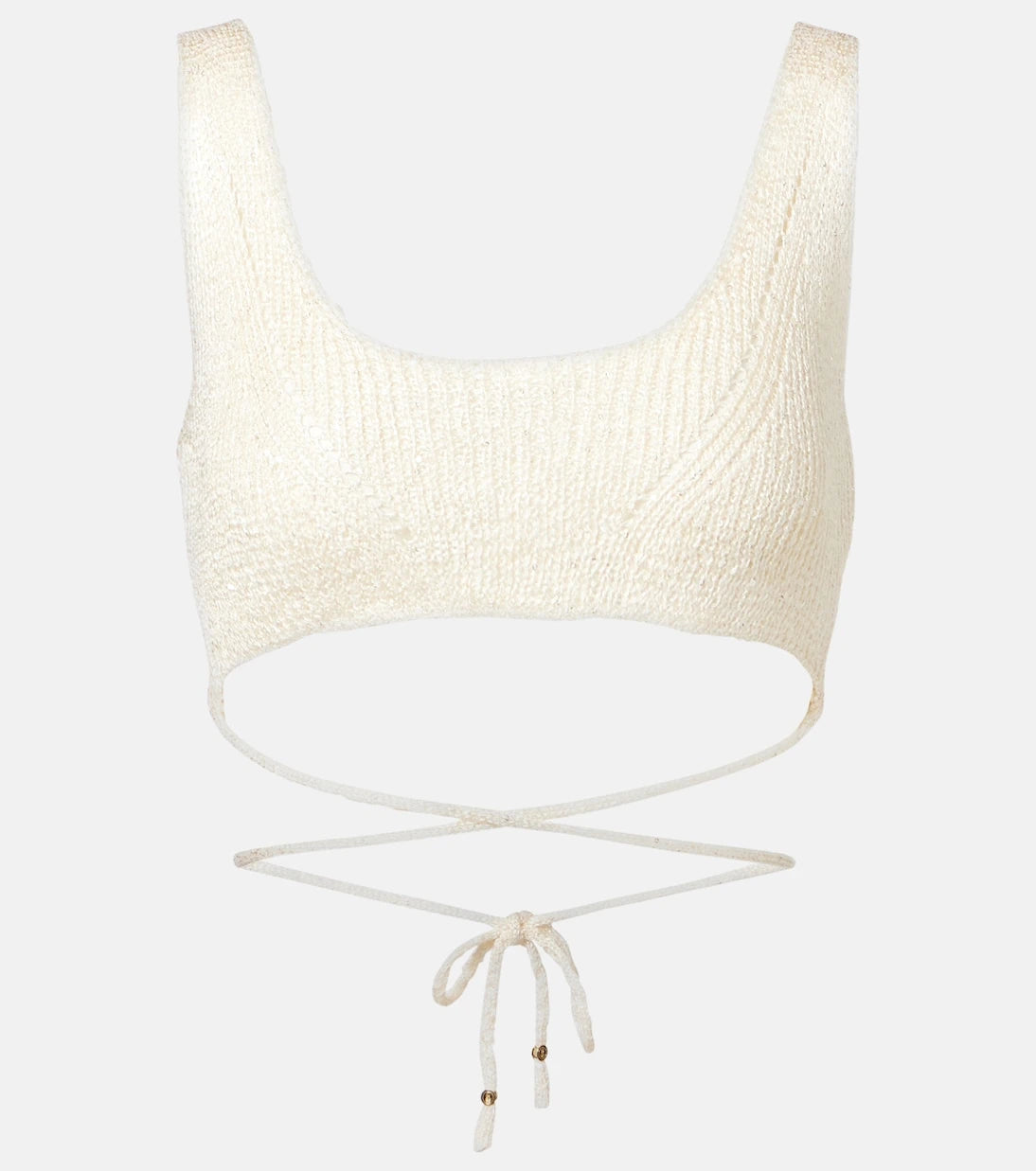 Bananhot - Alma sequined knitted bikini top