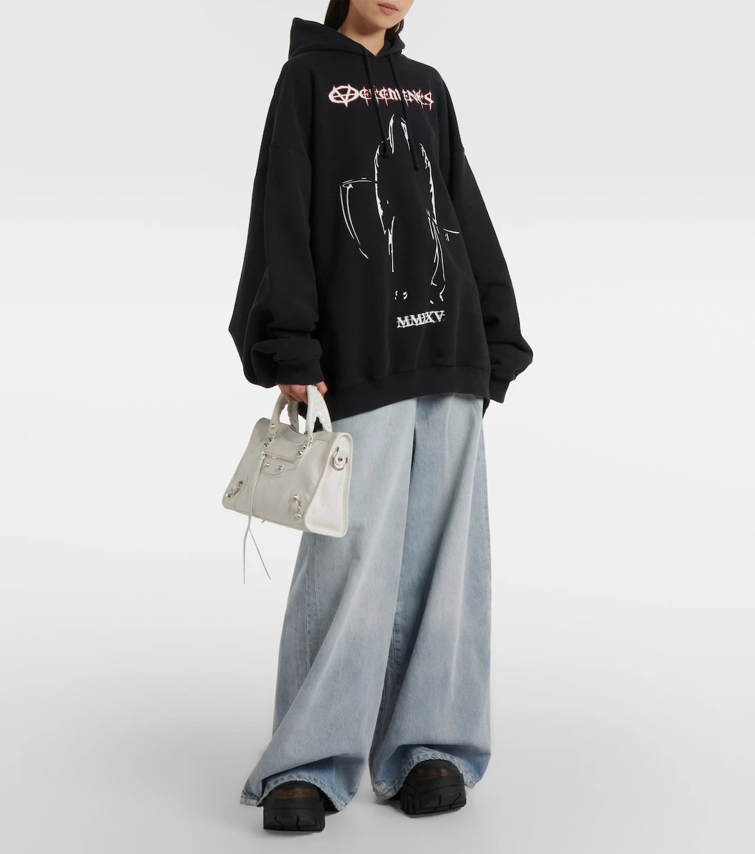 Vetements - Oversized wide-leg jeans