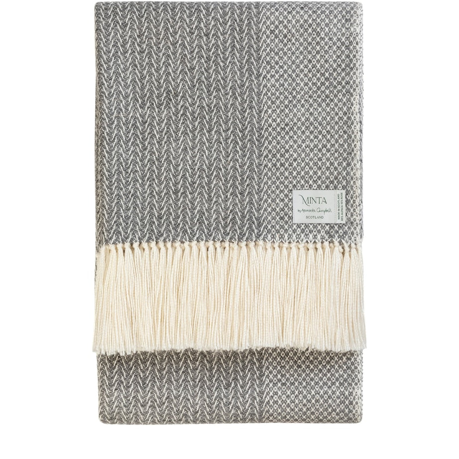 Araminta Campbell Alpaca-Blend Woodland Inkcap Throw (150cm x 230cm)