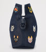 LOEWE x Louis Wain Medium Denim Flamenco Purse