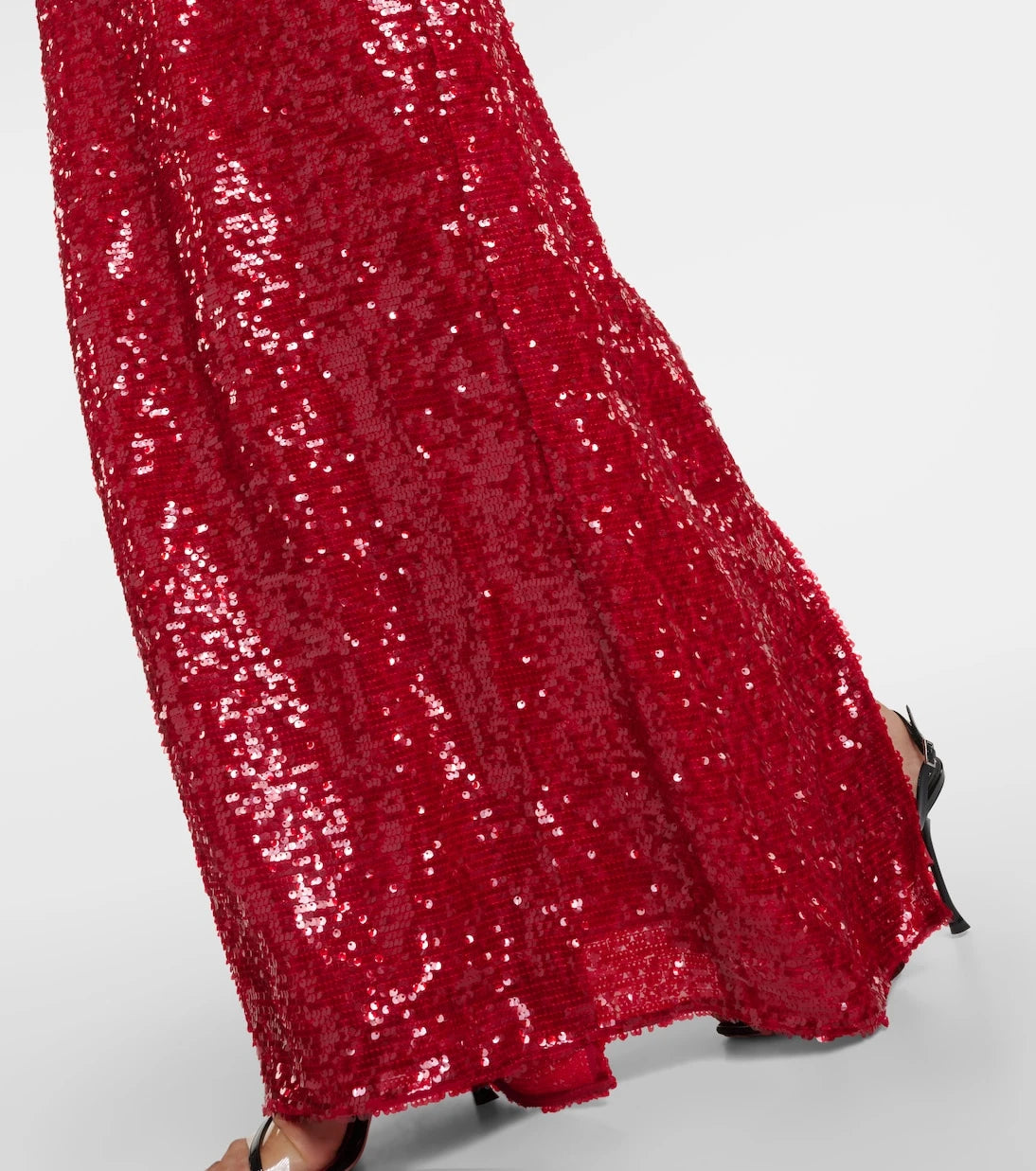 Erdem - Bow-detail sequined maxi dress