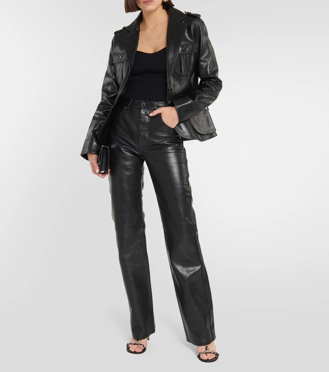 Dodo Bar Or - Lidra high-rise straight leather pants