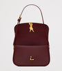 Saint Laurent Burgundy Mini Leather Solferino Satchel