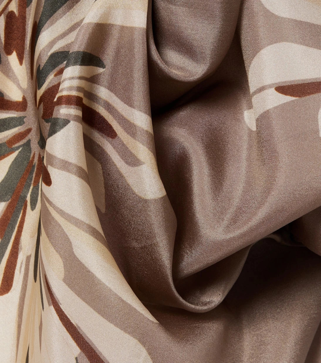 Brunello Cucinelli - Floral silk twill scarf