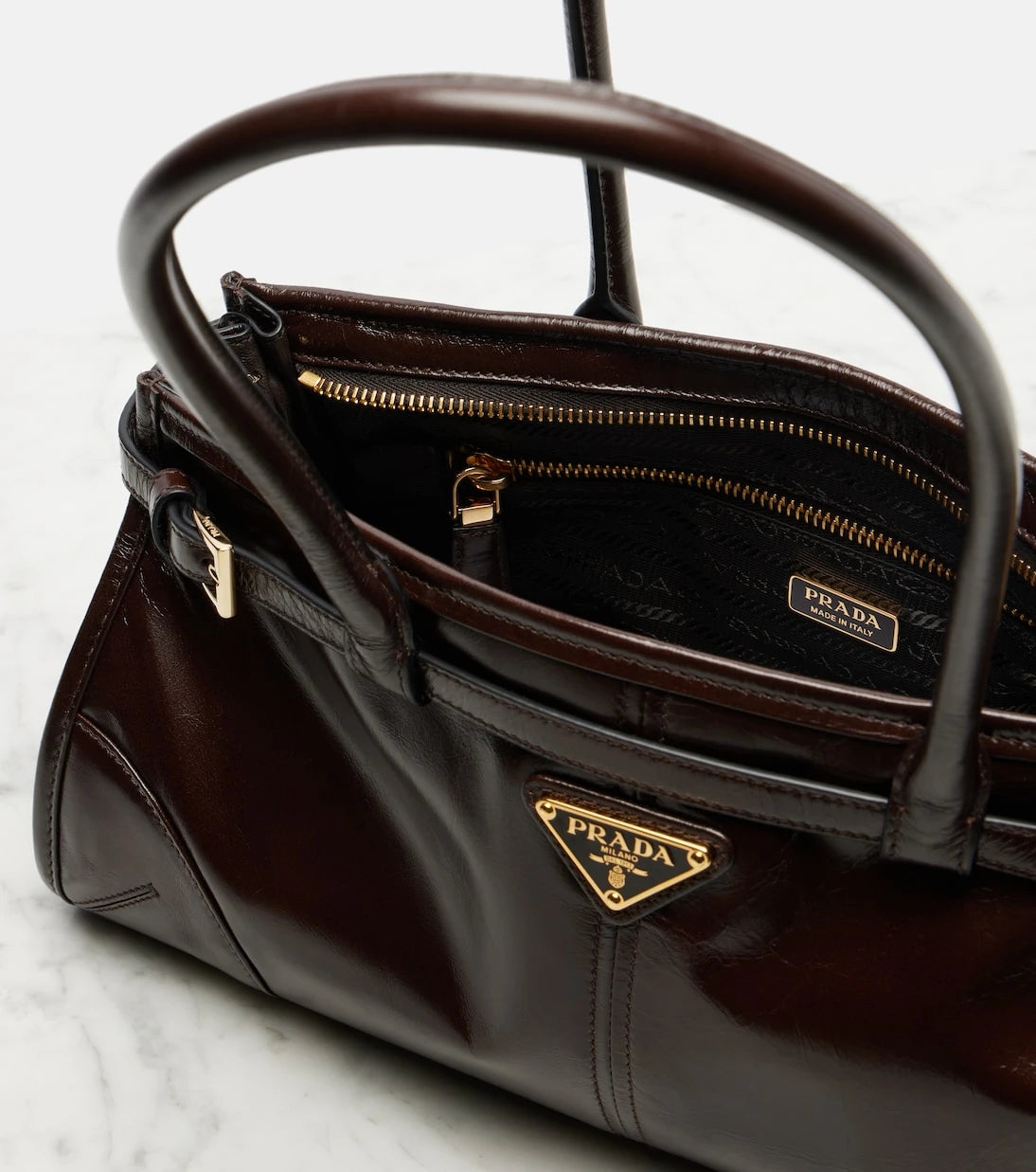 Prada - Prada Bonnie Medium leather shoulder bag