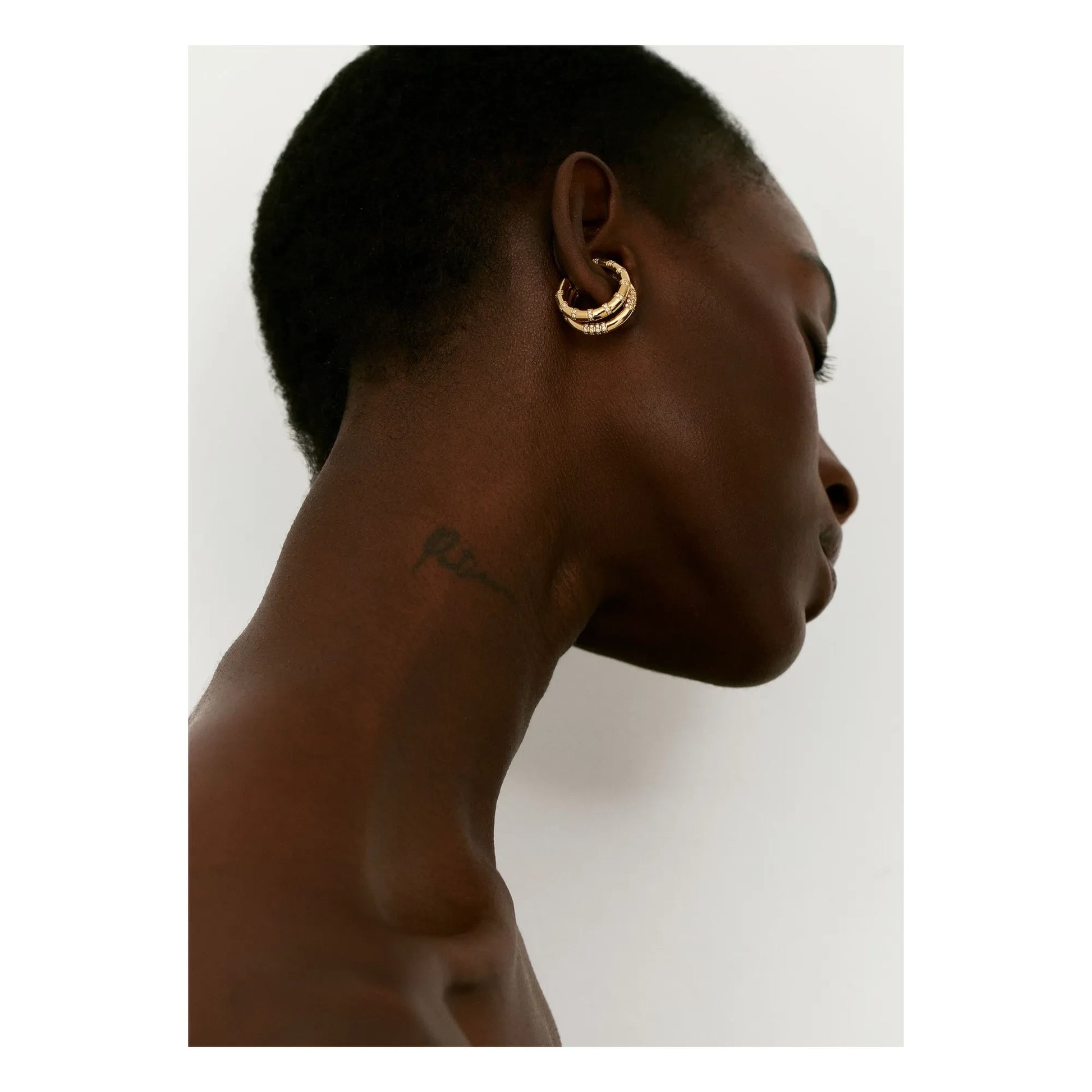 Sigal - Earcuff Deca | White