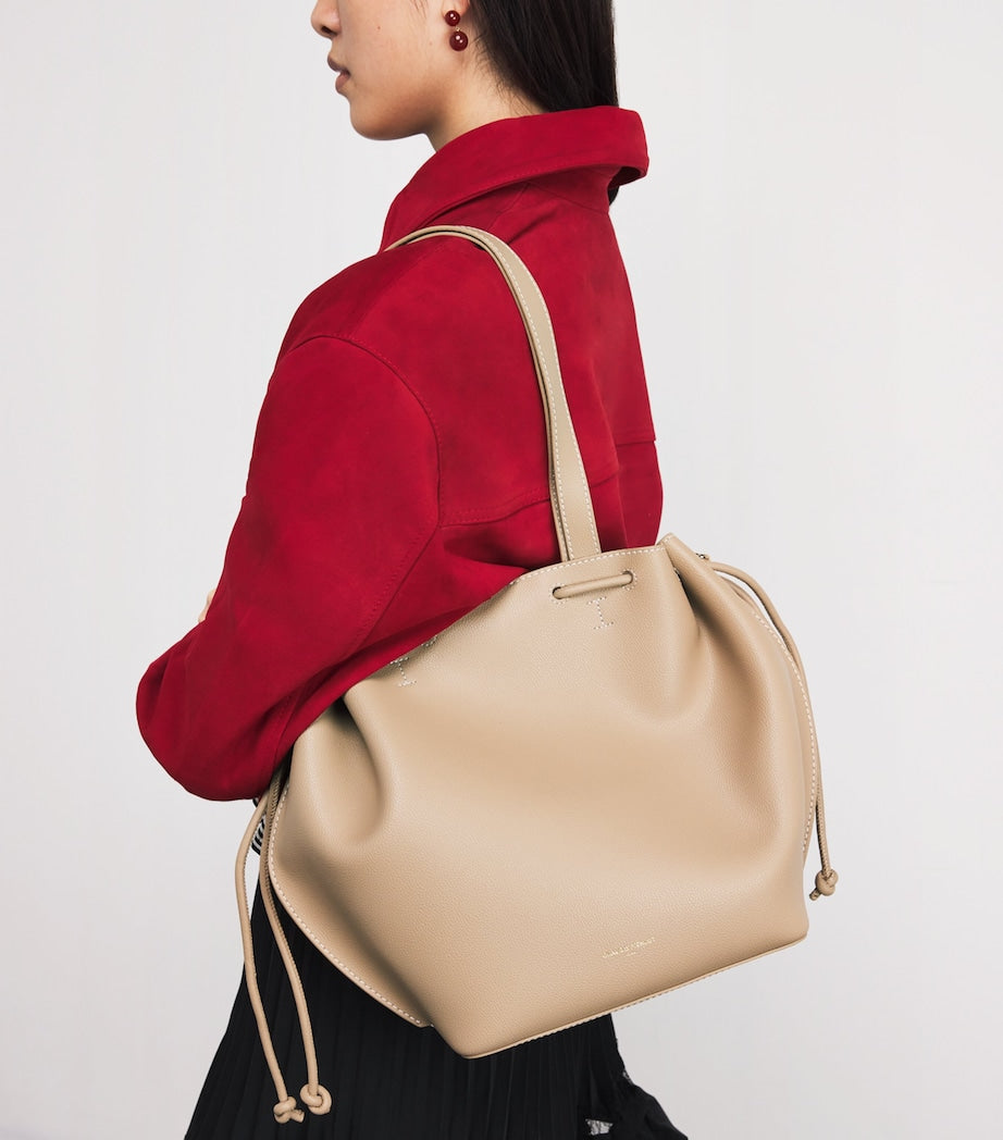 Claudie Pierlot Leather Alban Tote Bag