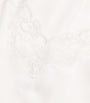 Bocan Ivory Silk Chiffon Lace-Trim Elora Nightdress