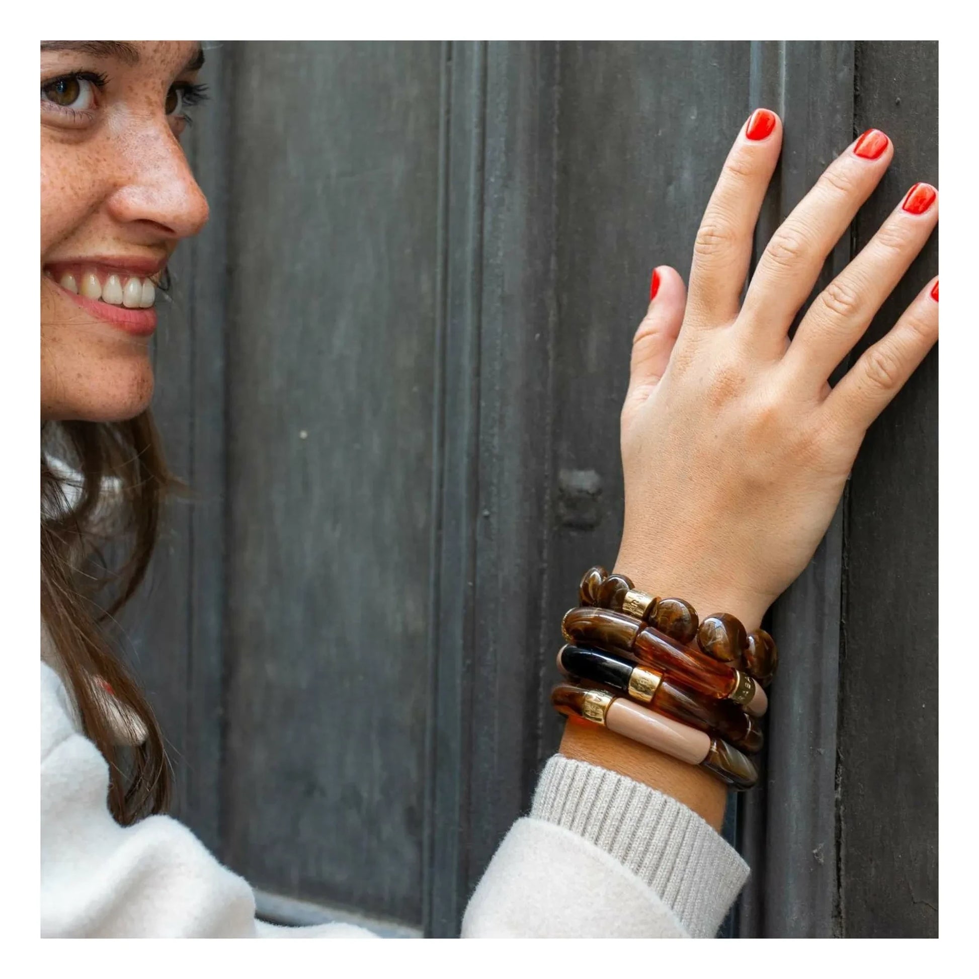 Parabaya - Moca 3 bracelet | Brown