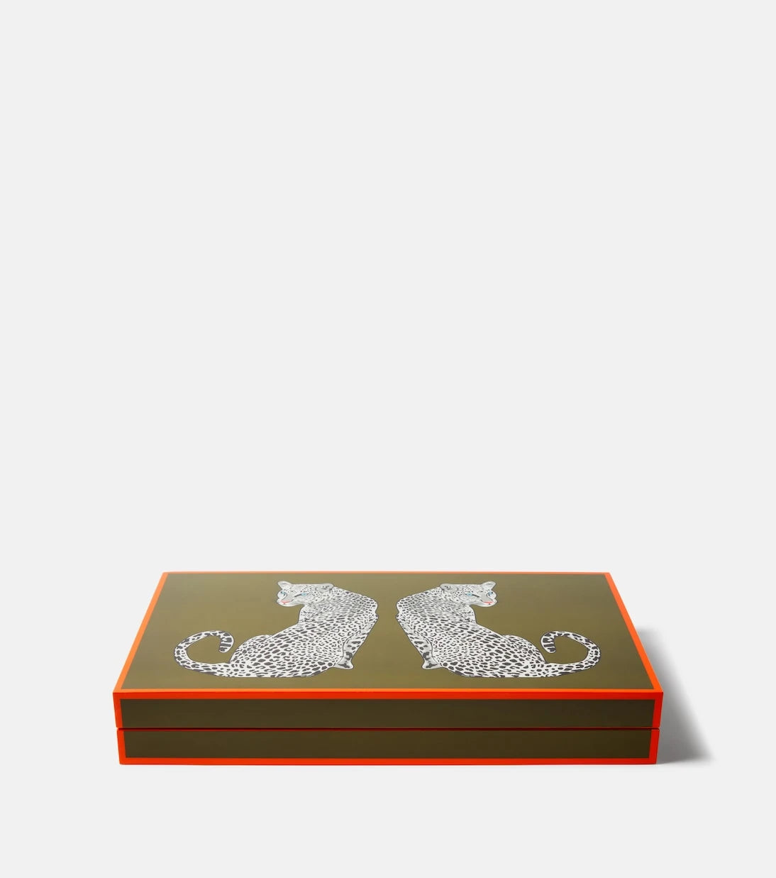 Jonathan Adler - Leopard lacquered backgammon set