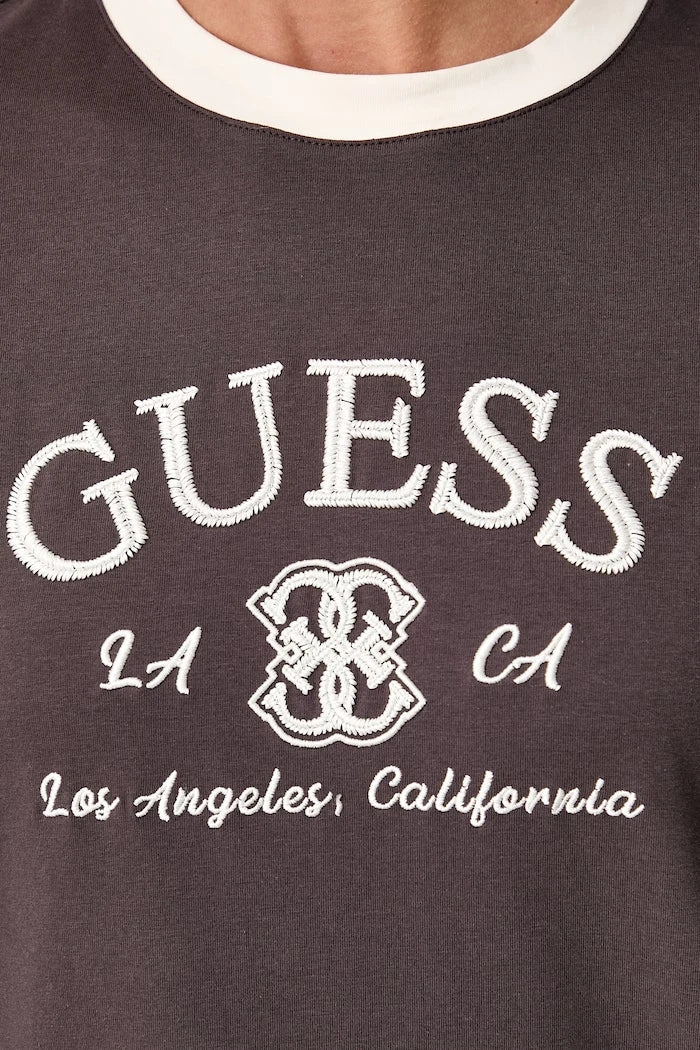 Guess pamuk ve elastanlı kadın tişört HOSHI