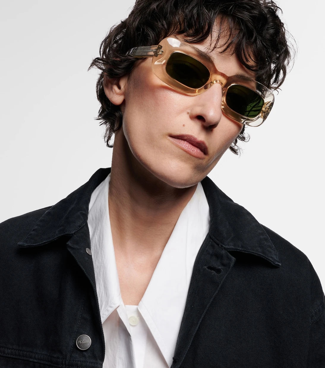 Khaite - x Oliver Peoples 1966C rectangular sunglasses