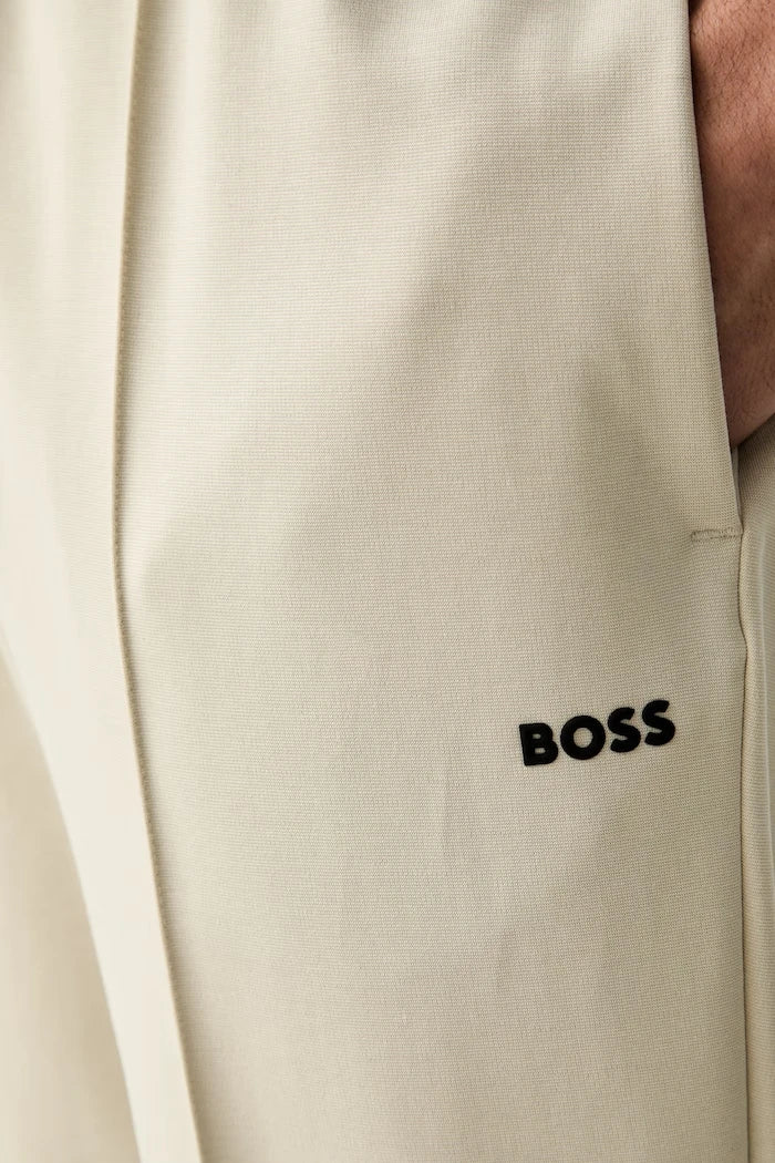 BOSS Green erkek pamuklu spor pantolon JT_Network Tapered