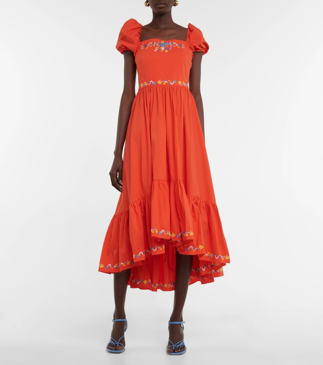 Caroline Constas - Hayden embroidered midi dress
