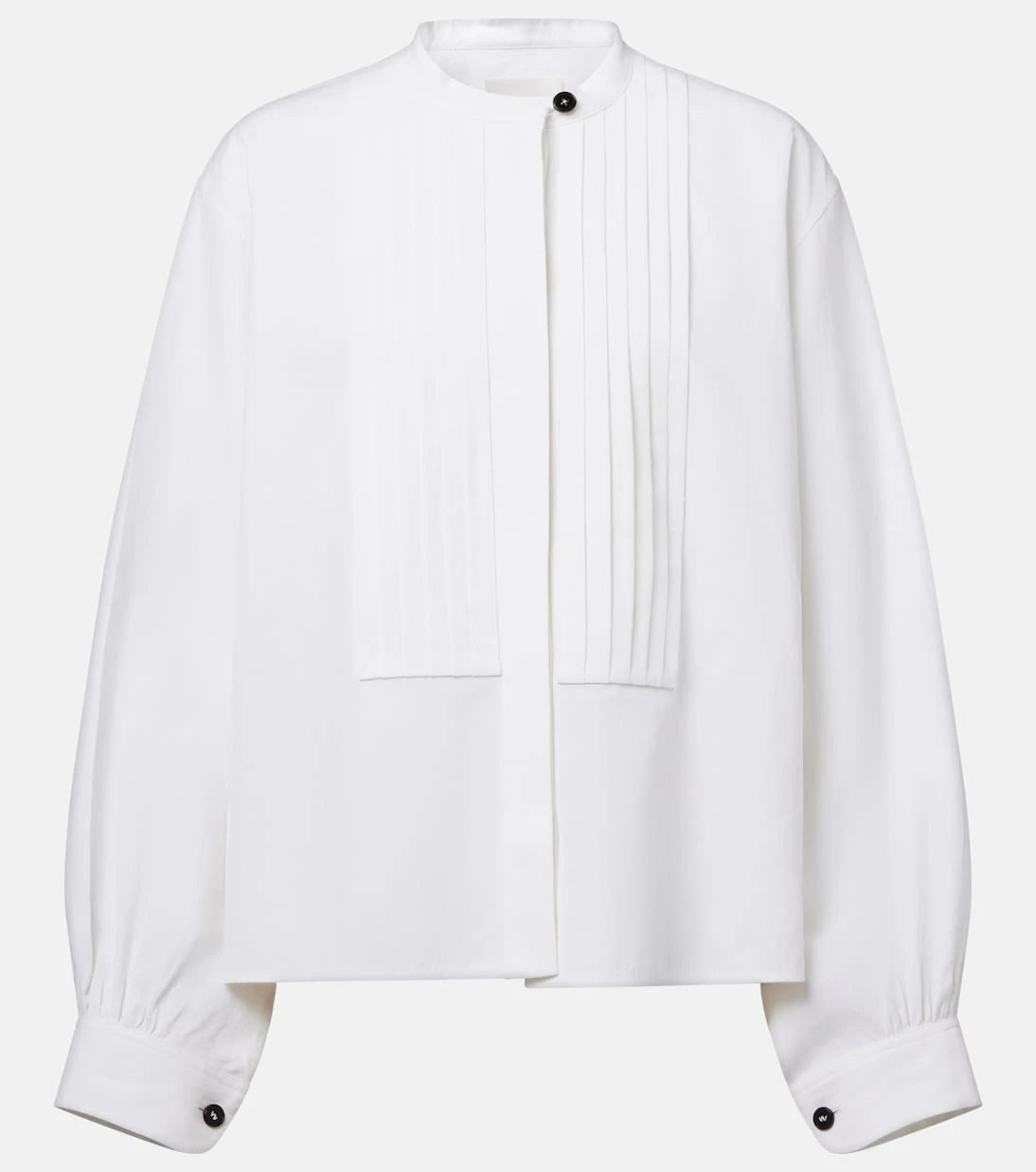 Jil Sander - Plissé linen shirt