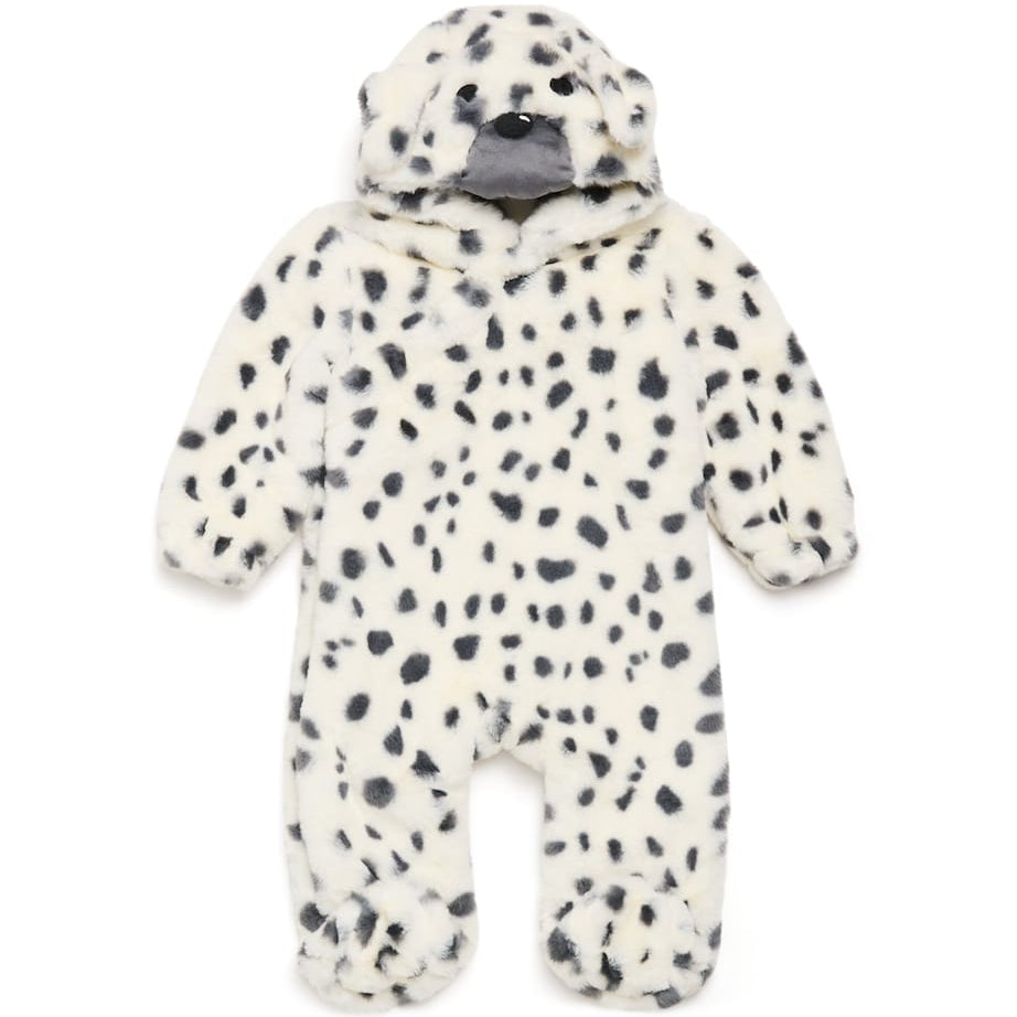 MORI Faux-Fur Dalmatian Print All-in-One (0-24 Months)