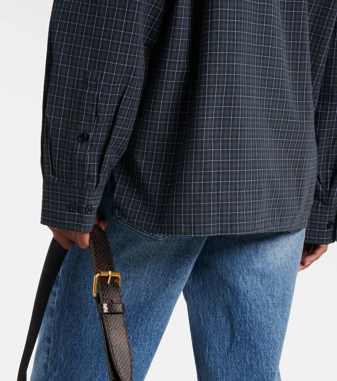 The Frankie Shop - Hylan checked cotton shirt