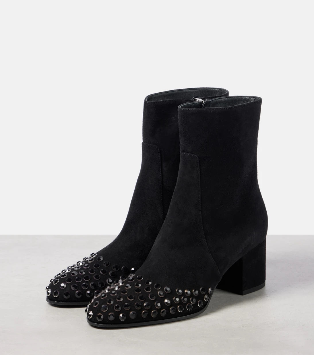 Alaïa - İşlemeli süet bilek bot