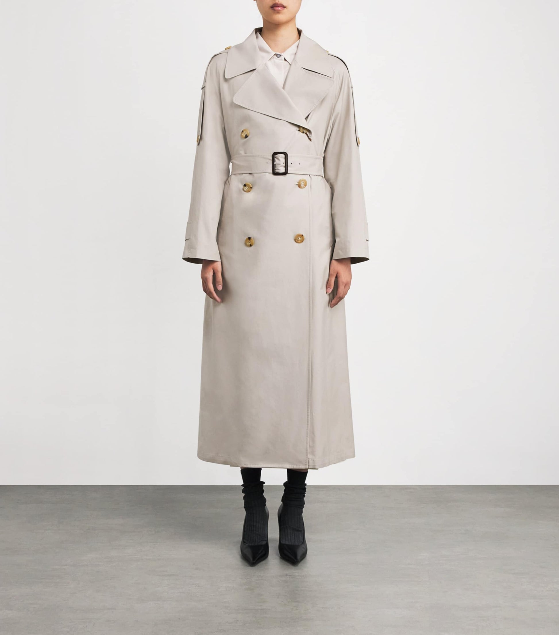 Belted Trench Coat ECRU