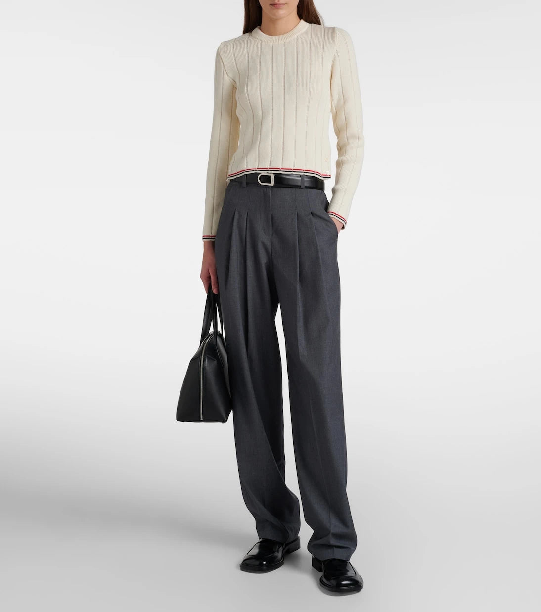 Thom Browne - Cable-knit virgin wool sweater