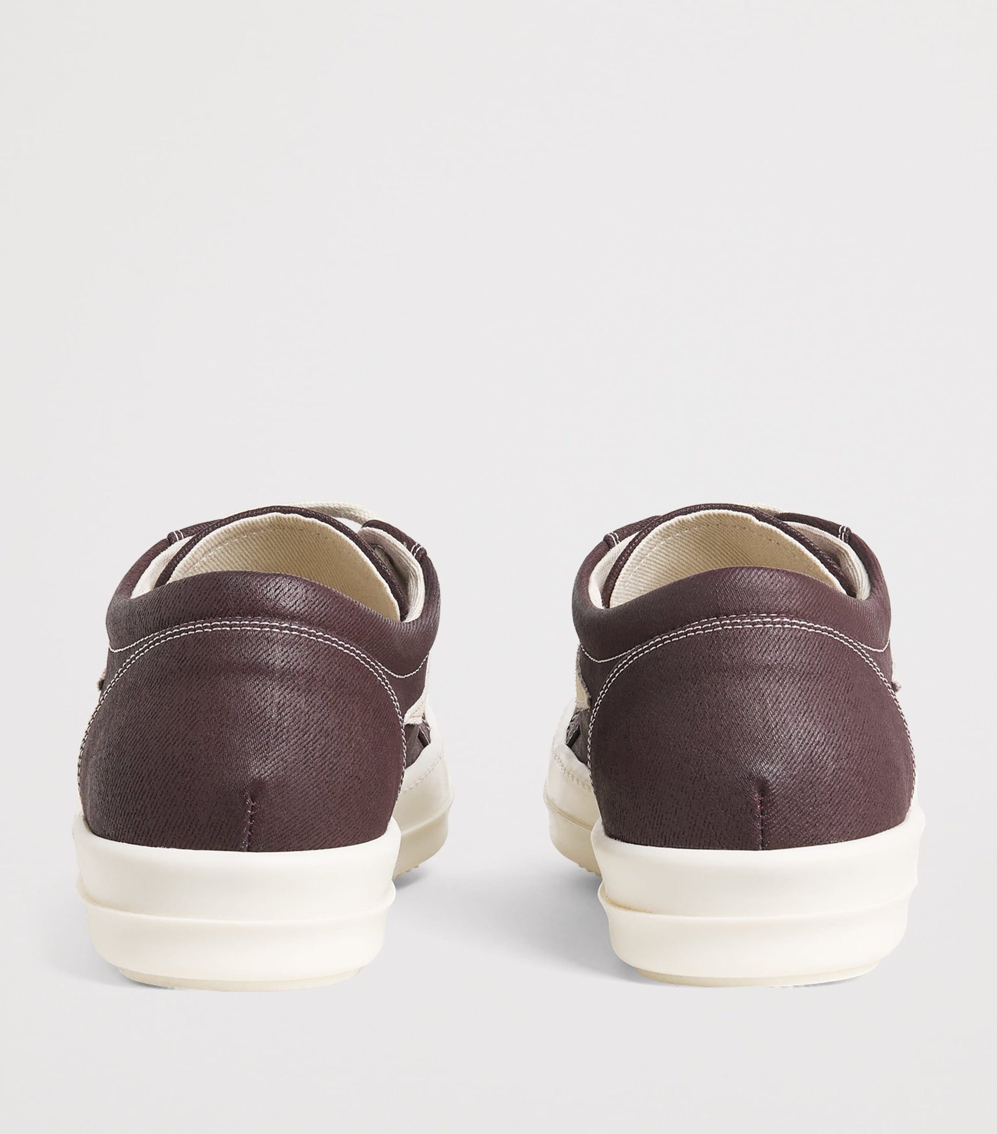 DRKSHDW Waxed Canvas Vintage Low-Top Sneakers