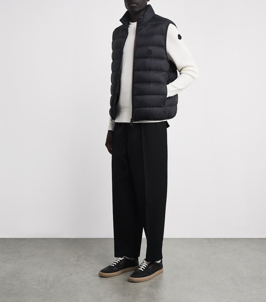 Moncler Black Down Besne Gilet