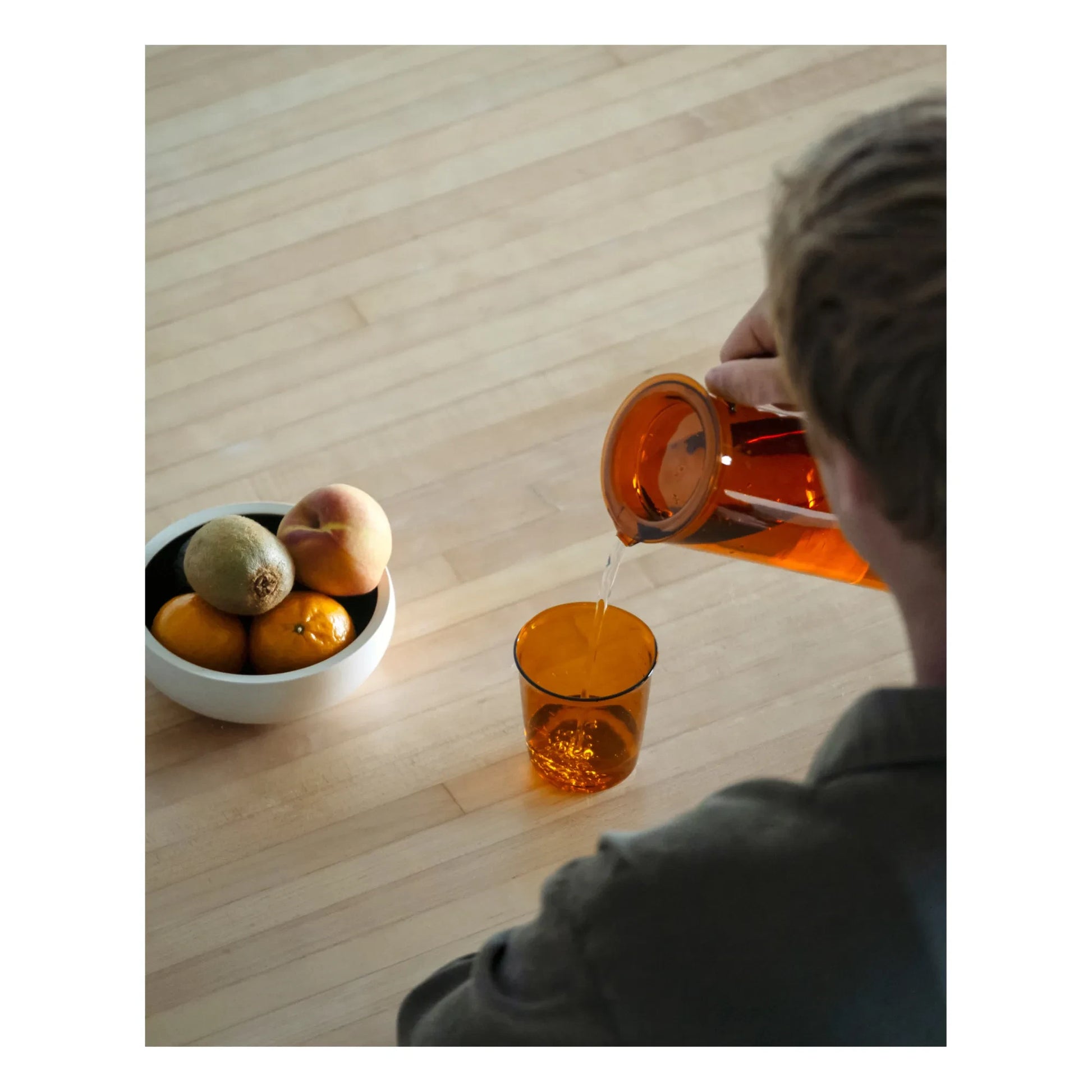 Kinto - Cast Single Wall Glass - 350 ml | Amber