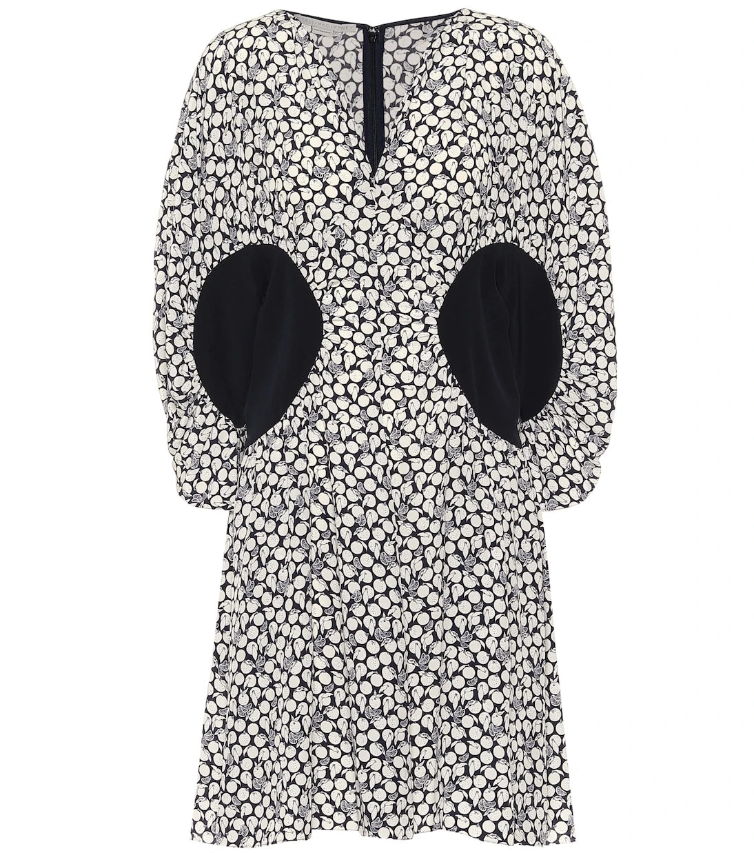 Stella McCartney - Reina printed silk crêpe minidress