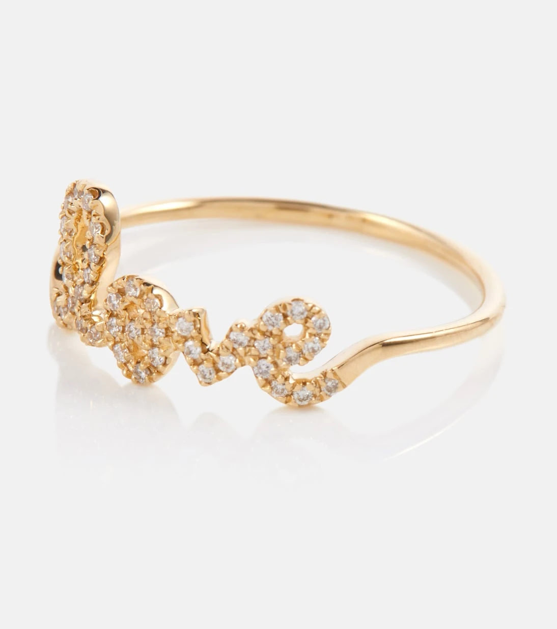 Sydney Evan - 14kt gold ring with diamonds