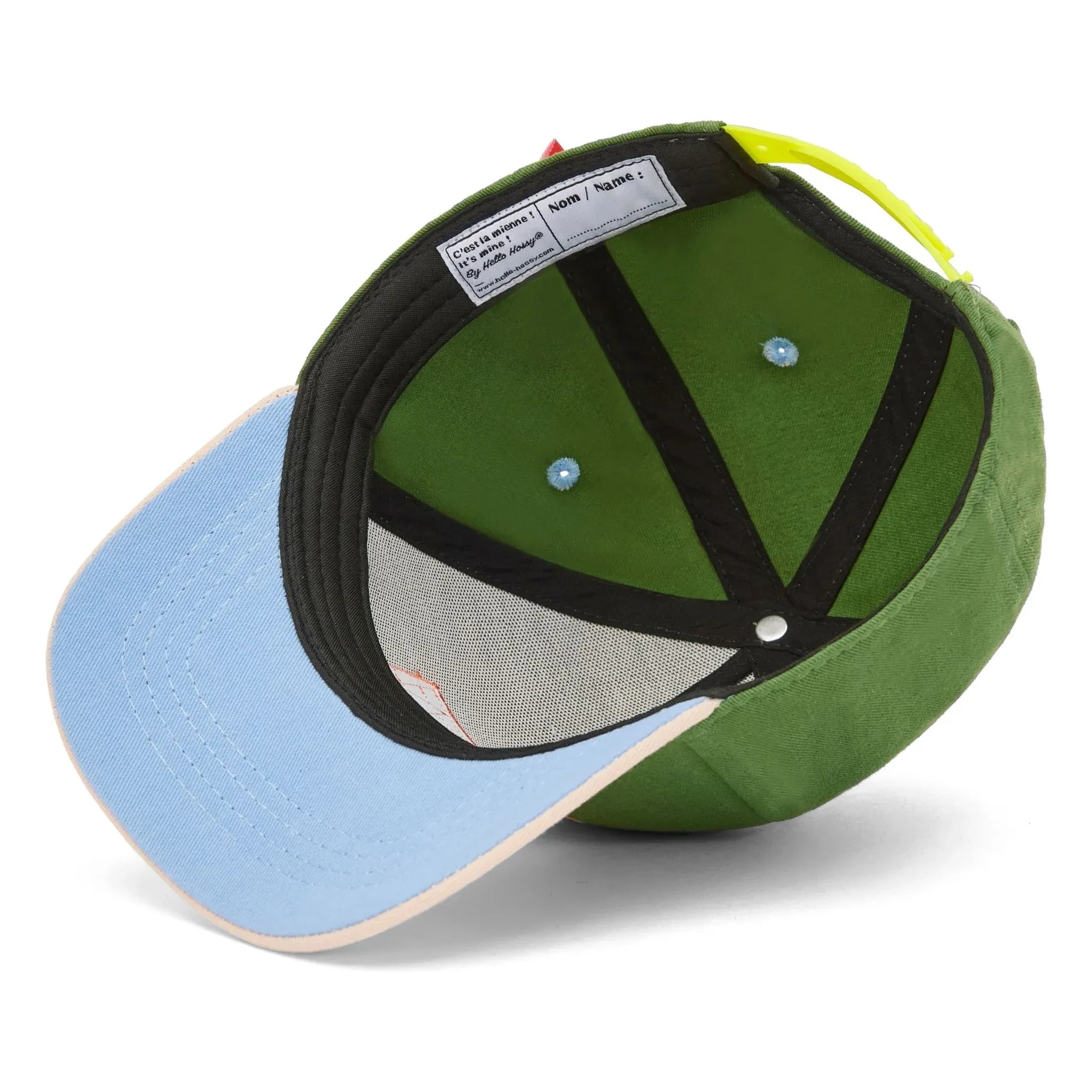 Hello Hossy - Organic Cotton Mini Curved Visor Cap | Green