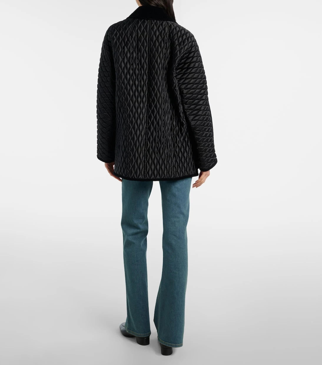 Burberry - Burberry Check flared jeans