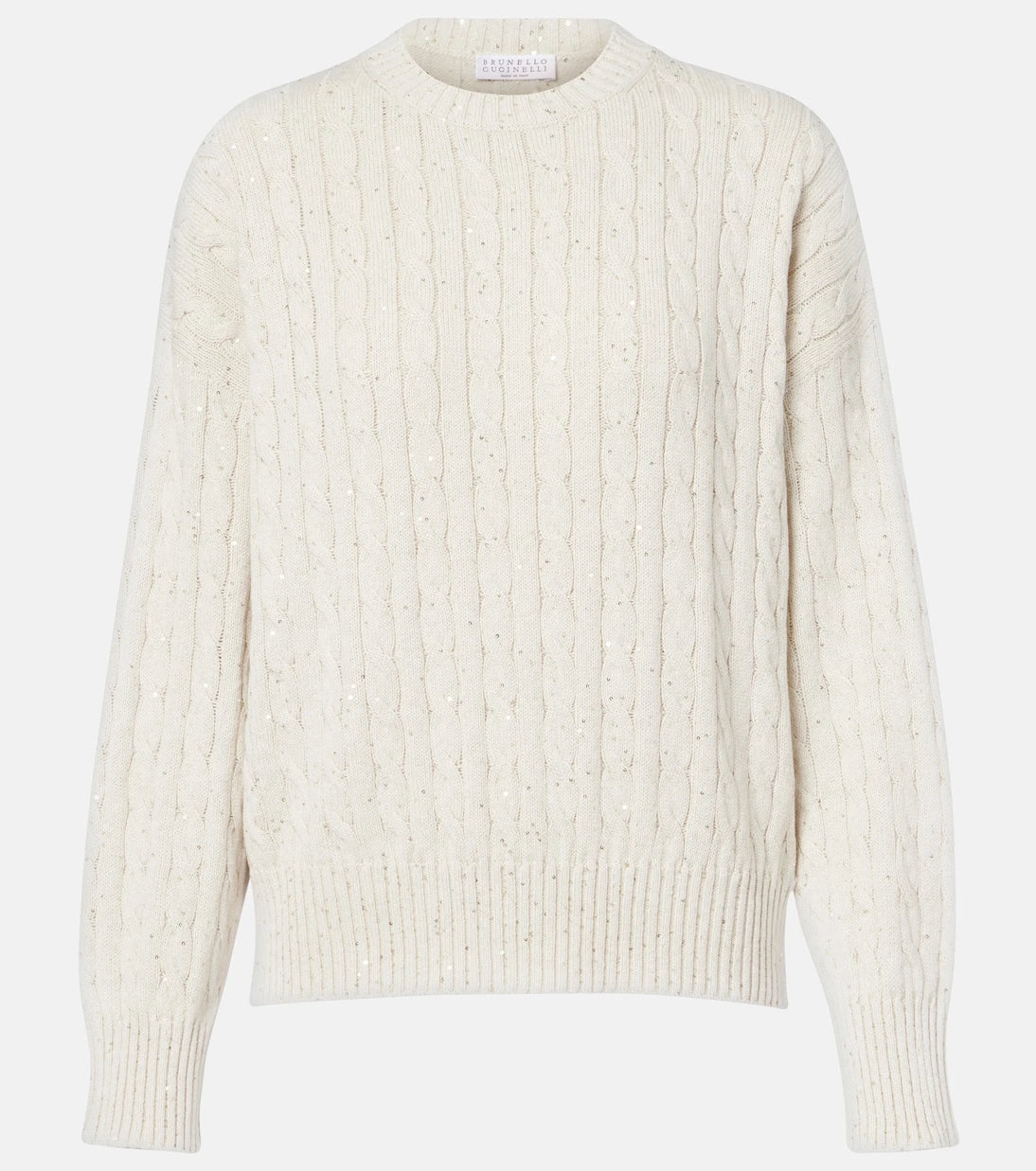 Brunello Cucinelli - Sequined cotton-blend sweater