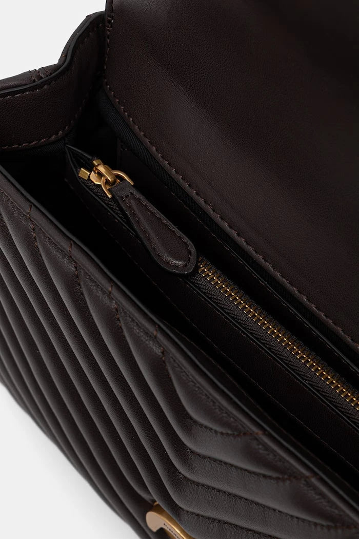 Pinko kadın deri crossbody çanta