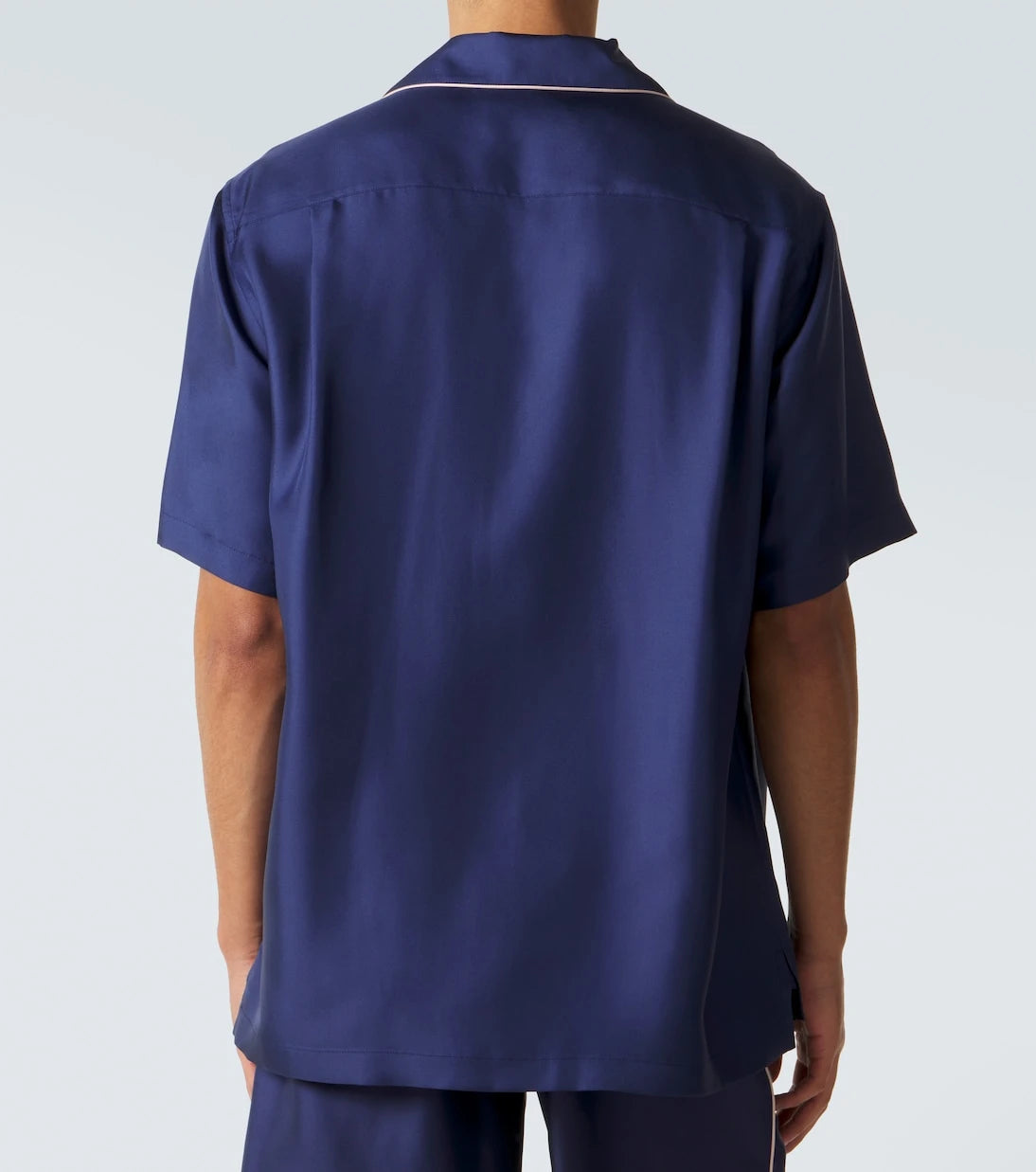 Dolce&Gabbana - Logo silk satin bowling shirt