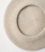 Brunello Cucinelli White Wool Beret