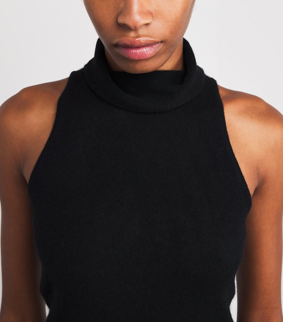 Cashmere Vida Sweater Vest BLACK