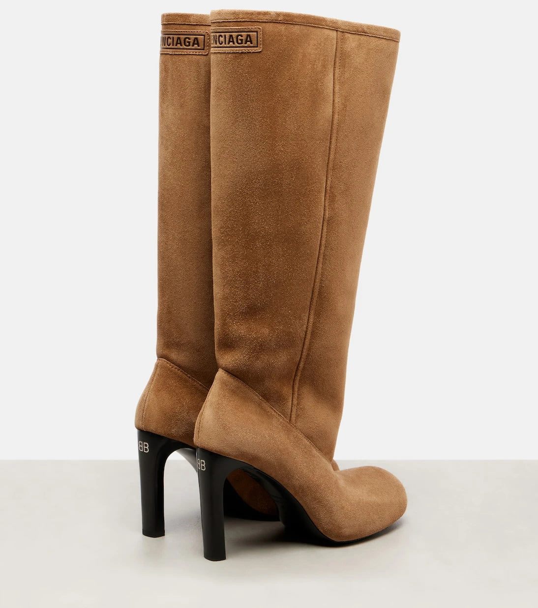 Balenciaga - Fargo 80 suede knee-high boots