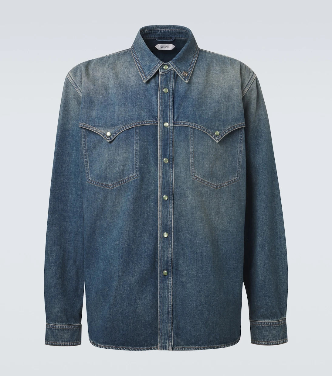 Versace - Medusa denim overshirt