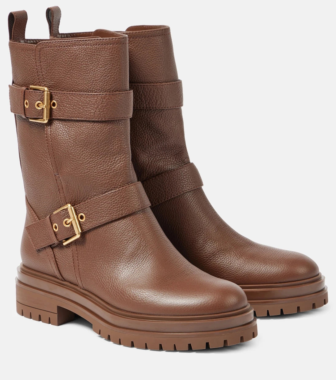 Gianvito Rossi - Thiago leather biker boots