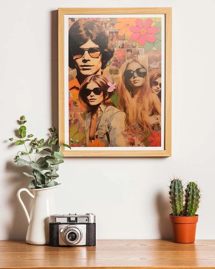 Плакат HARTMAN 60's Collages 08, 30 x 40 cm