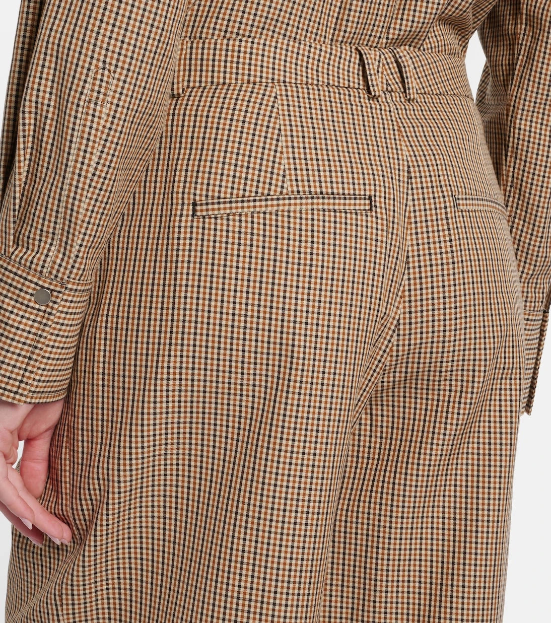 Vince - Camille cotton-blend wide-leg pants