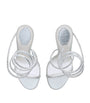 René Caovilla Silver Embellished Cleo Sandals 105