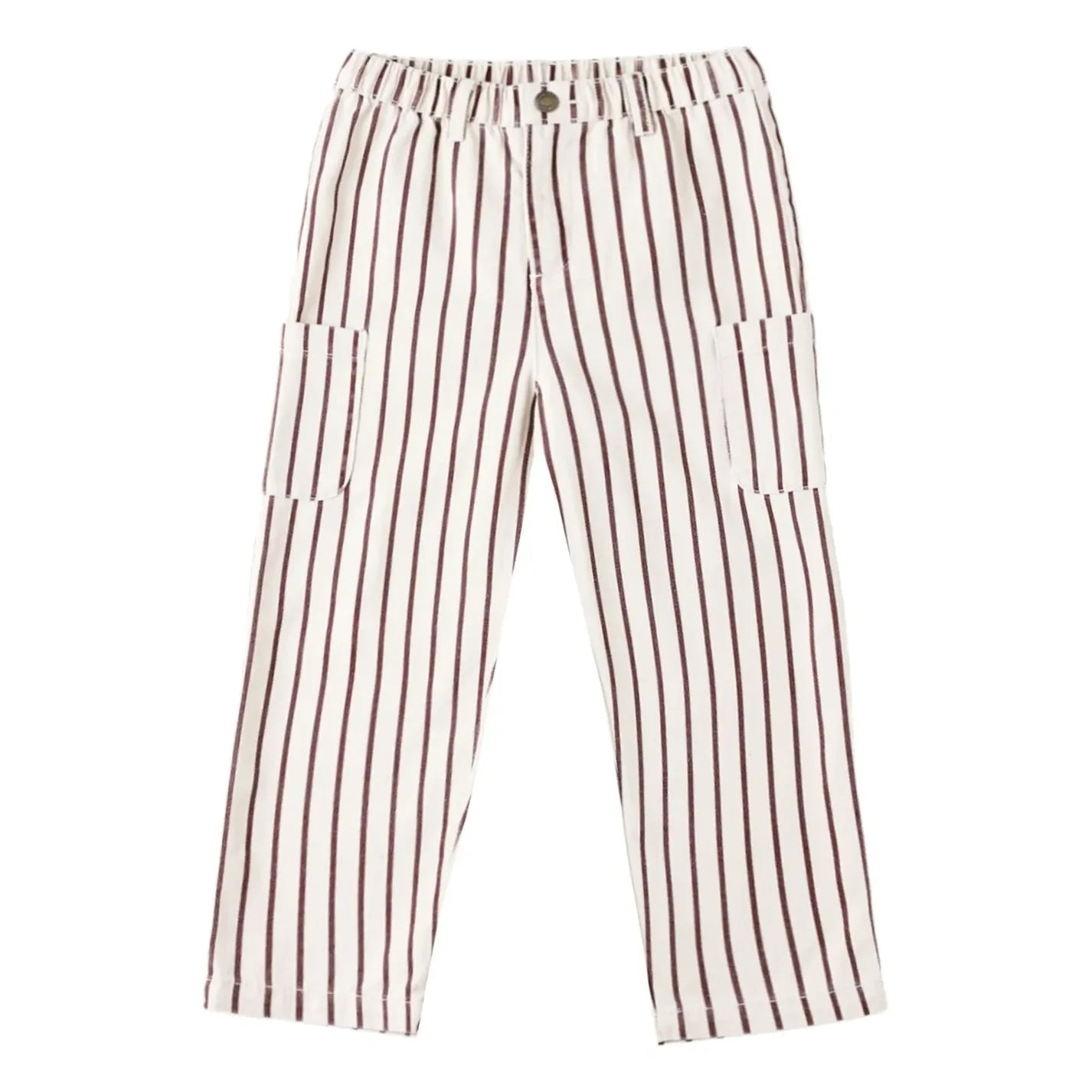 Rylee + Cru - Cargo Pants Stripes | Ecru