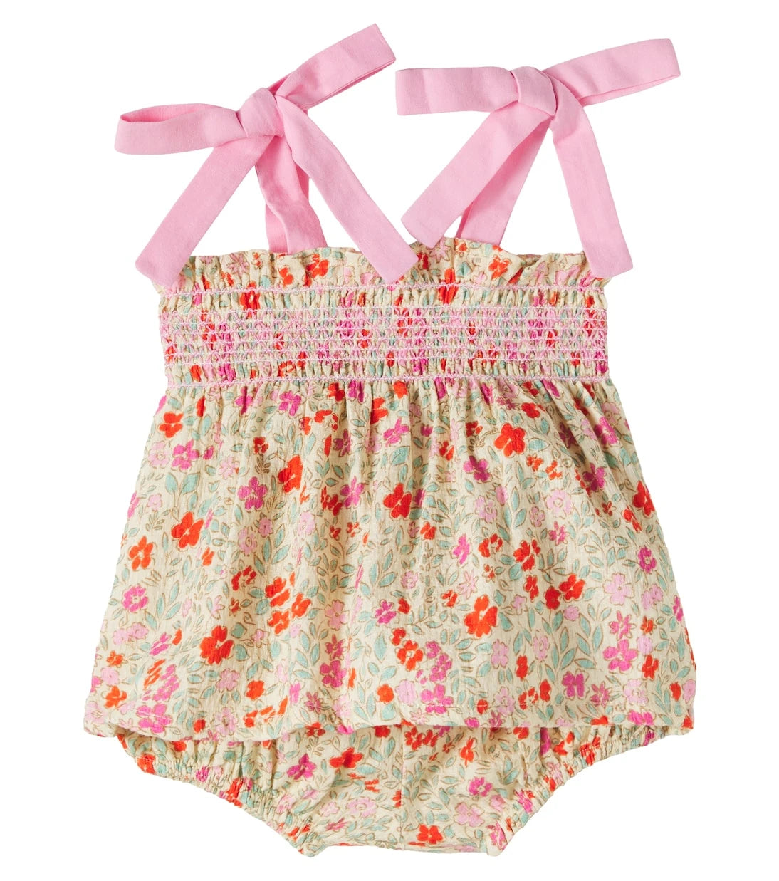 Bebe Organic - Baby Eleanor cotton top and bloomers set